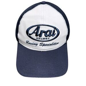 Arai Helmet Racing Specialties Hat Blue White Adjustable Cap